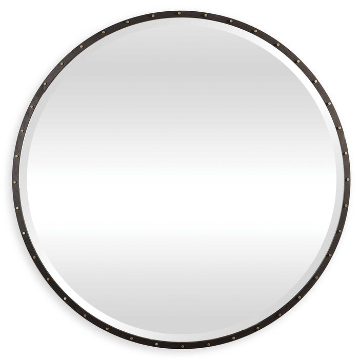 Benedo Mirror Rustic Black-Mirrors/Pictures-Uttermost-Lighting Design Store
