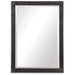 Gower Mirror Rustic Aged Black-Mirrors/Pictures-Uttermost-Lighting Design Store