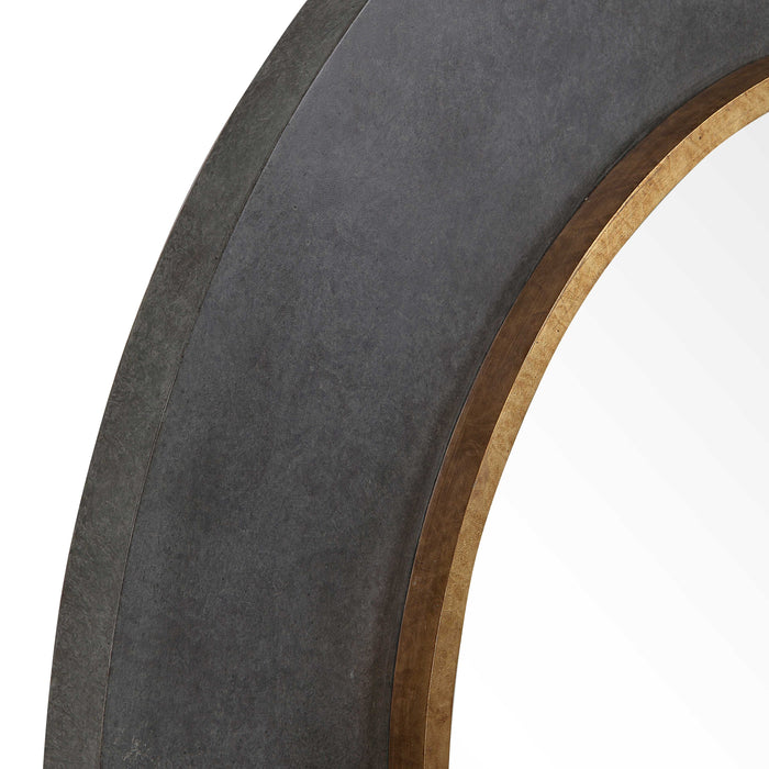 Saul Mirror Antique Gold-Mirrors/Pictures-Uttermost-Lighting Design Store