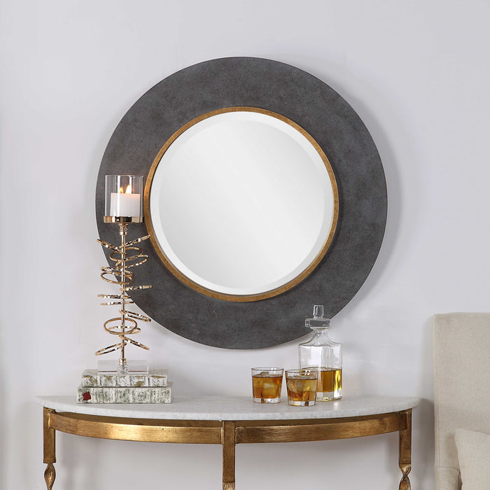 Saul Mirror Antique Gold-Mirrors/Pictures-Uttermost-Lighting Design Store