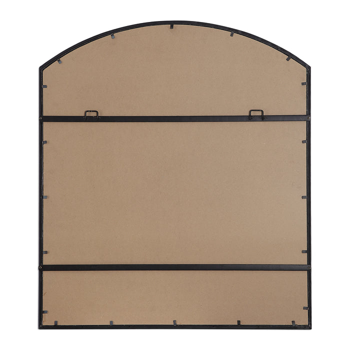 Lyda Mirror Rustic Aged Black-Mirrors/Pictures-Uttermost-Lighting Design Store