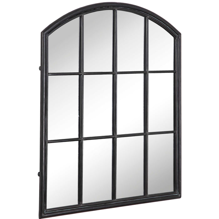 Lyda Mirror Rustic Aged Black-Mirrors/Pictures-Uttermost-Lighting Design Store