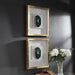 Keeva Shadow Box Gold Leaf-Mirrors/Pictures-Uttermost-Lighting Design Store