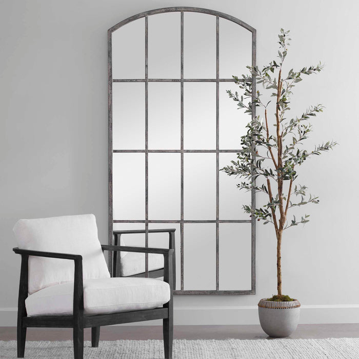 Amiel Mirror Aged Rust Gray-Mirrors/Pictures-Uttermost-Lighting Design Store