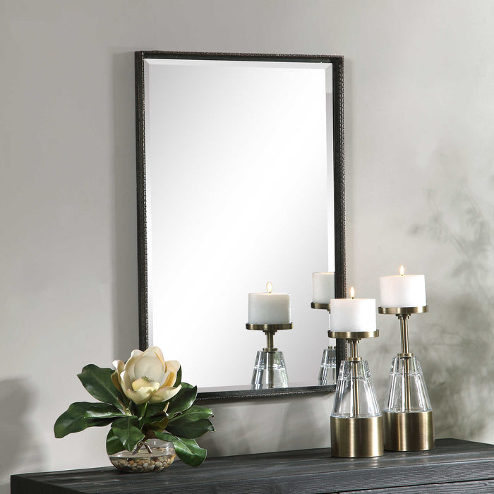 Callan Mirror Distressed Rustic Bronze-Mirrors/Pictures-Uttermost-Lighting Design Store