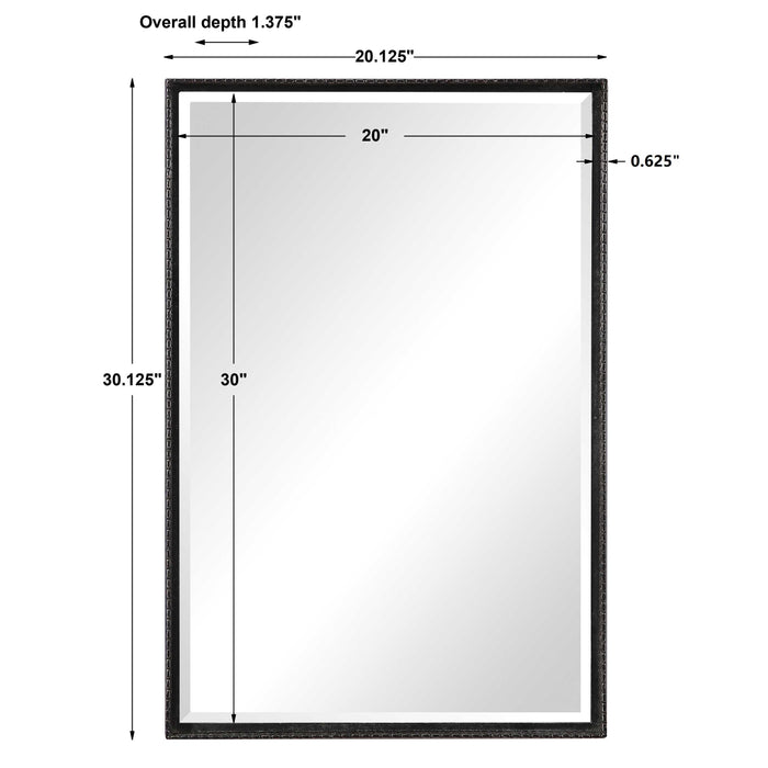 Callan Mirror Distressed Rustic Bronze-Mirrors/Pictures-Uttermost-Lighting Design Store