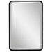 Croften Mirror Matte Black-Mirrors/Pictures-Uttermost-Lighting Design Store