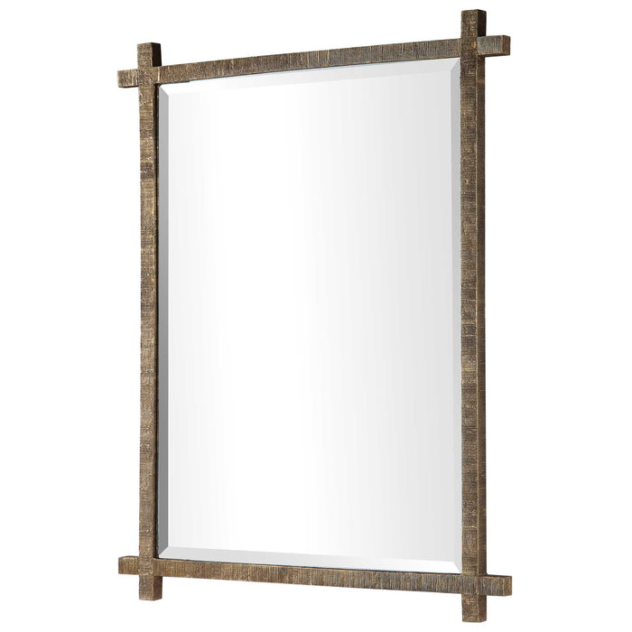 Abanu Wall Mirror Antique Gold-Mirrors/Pictures-Uttermost-Lighting Design Store