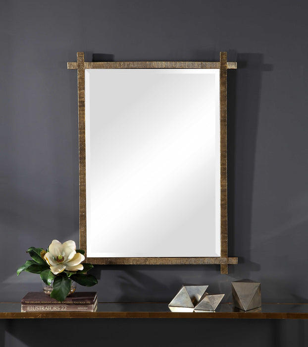 Abanu Wall Mirror Antique Gold-Mirrors/Pictures-Uttermost-Lighting Design Store