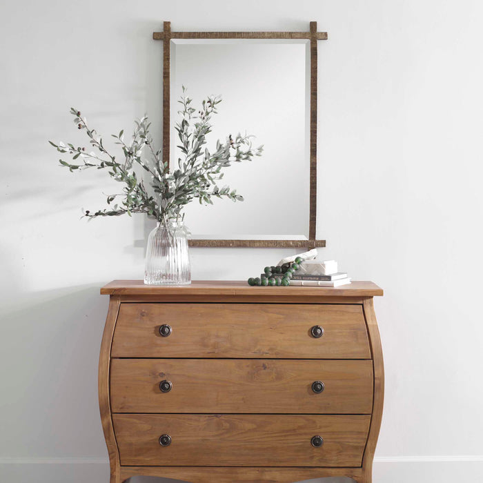 Abanu Wall Mirror Antique Gold-Mirrors/Pictures-Uttermost-Lighting Design Store