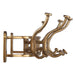 Starling Wall Mounted Coat Rack Antique Brass-Home Accents-Uttermost-Lighting Design Store