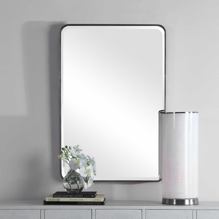 Aramis Mirror Silver-Mirrors/Pictures-Uttermost-Lighting Design Store