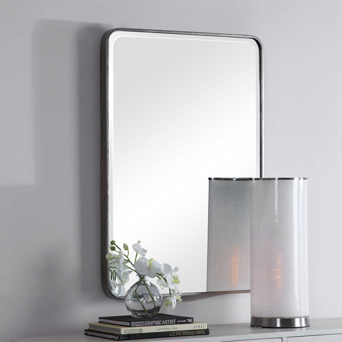 Aramis Mirror Silver-Mirrors/Pictures-Uttermost-Lighting Design Store