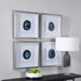 Kalia Shadow Box Blue-Mirrors/Pictures-Uttermost-Lighting Design Store