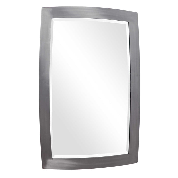 Haskill Mirror Brushed Nickel-Mirrors/Pictures-Uttermost-Lighting Design Store