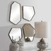Linneah Mirror, Set Of 4 Aged Gold-Mirrors/Pictures-Uttermost-Lighting Design Store