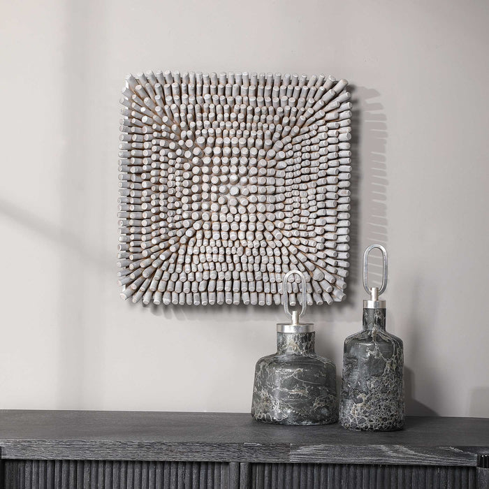 Portside Wall Panel Light Wood-Mirrors/Pictures-Uttermost-Lighting Design Store