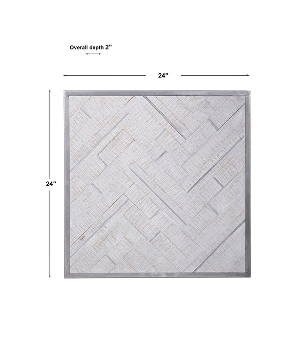 Redondo Wall Decor Brushed Silver-Mirrors/Pictures-Uttermost-Lighting Design Store