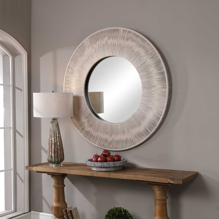 Sailor's Knot Mirror Beige-Mirrors/Pictures-Uttermost-Lighting Design Store