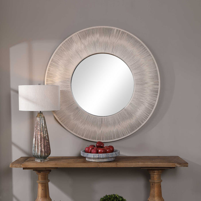 Sailor's Knot Mirror Beige-Mirrors/Pictures-Uttermost-Lighting Design Store