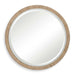 Carbet Mirror Banana Leaf And Matte White-Mirrors/Pictures-Uttermost-Lighting Design Store