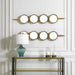 Button Mirror Gold Leaf-Mirrors/Pictures-Uttermost-Lighting Design Store