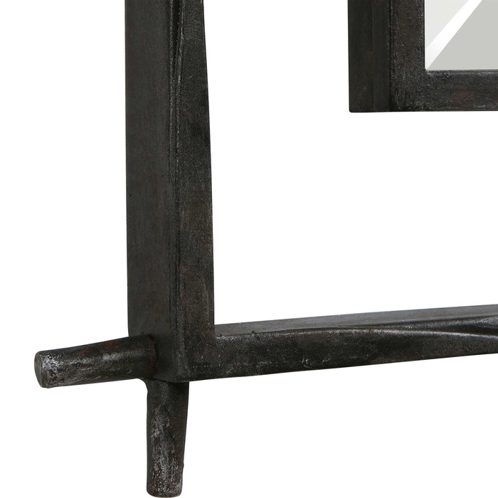 Ironworks Mirror Ebony-Mirrors/Pictures-Uttermost-Lighting Design Store