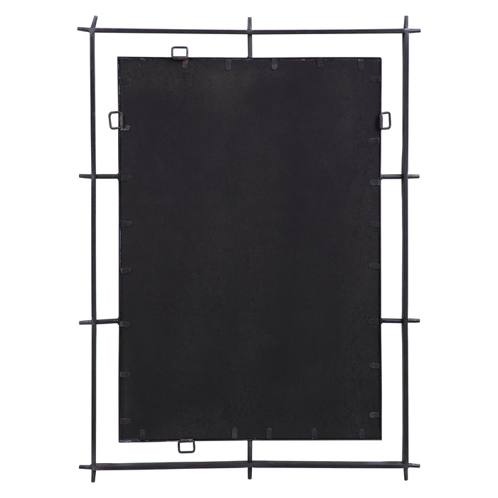 Ironworks Mirror Ebony-Mirrors/Pictures-Uttermost-Lighting Design Store