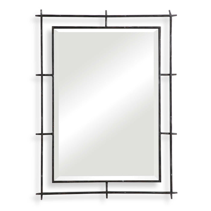 Ironworks Mirror Ebony-Mirrors/Pictures-Uttermost-Lighting Design Store