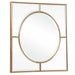 Stanford Mirror Brushed Gold-Mirrors/Pictures-Uttermost-Lighting Design Store