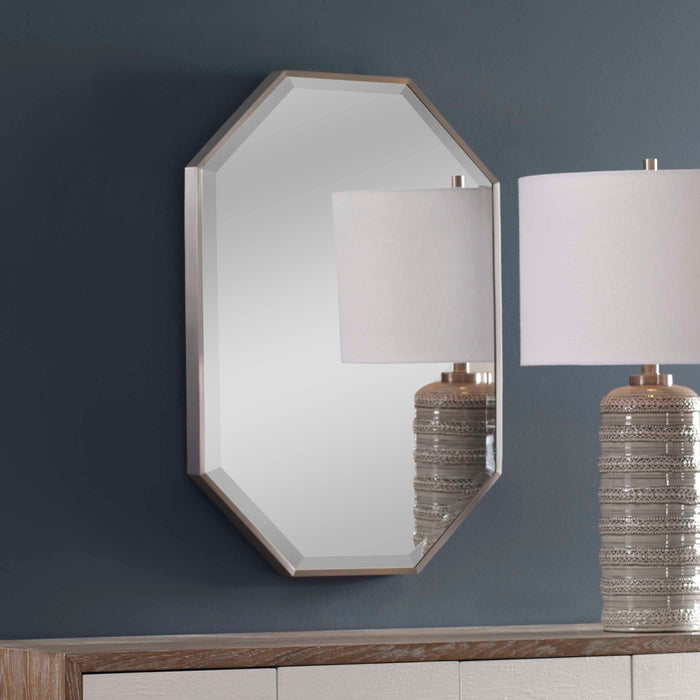 Stuartson Mirror Stainless Steel-Mirrors/Pictures-Uttermost-Lighting Design Store