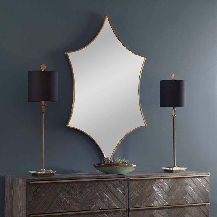 Aries Mirror Stainless Steel-Mirrors/Pictures-Uttermost-Lighting Design Store