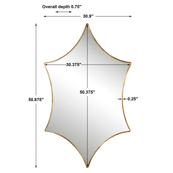 Aries Mirror Stainless Steel-Mirrors/Pictures-Uttermost-Lighting Design Store