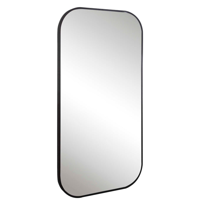 Taft Mirror Matte Black-Mirrors/Pictures-Uttermost-Lighting Design Store