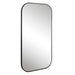 Taft Mirror Matte Black-Mirrors/Pictures-Uttermost-Lighting Design Store