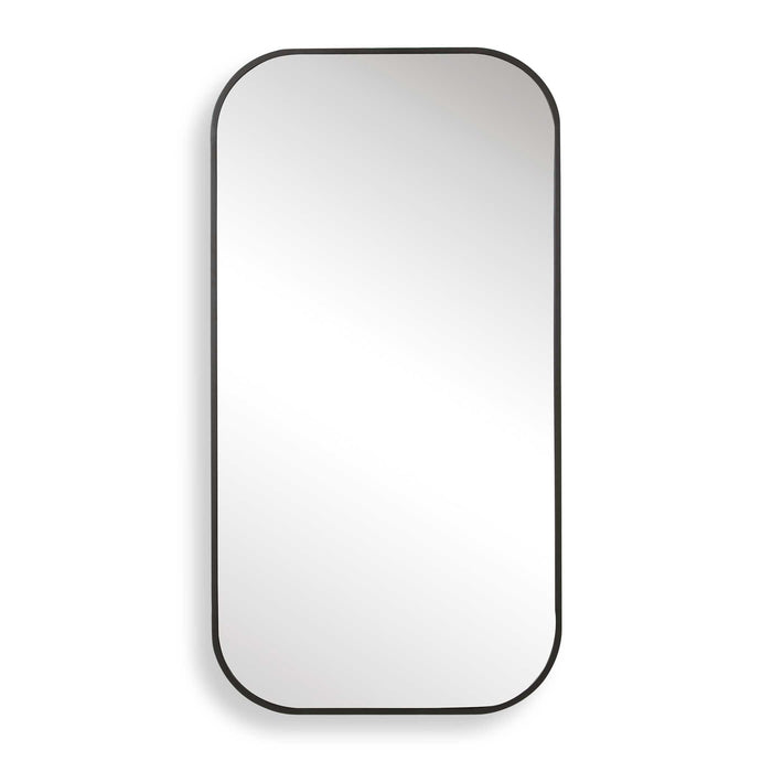 Taft Mirror Matte Black-Mirrors/Pictures-Uttermost-Lighting Design Store