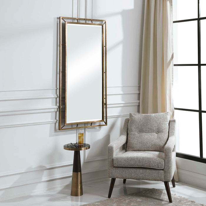 Farrow Mirror Solid Iron-Mirrors/Pictures-Uttermost-Lighting Design Store