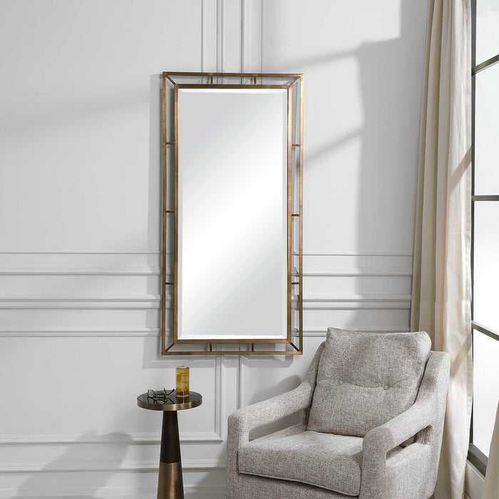 Farrow Mirror Solid Iron-Mirrors/Pictures-Uttermost-Lighting Design Store