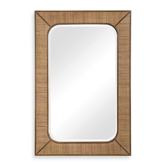 Tahiti Mirror Maple Stain-Mirrors/Pictures-Uttermost-Lighting Design Store