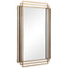 Amherst Mirror Brushed Gold With Silver Highlights-Mirrors/Pictures-Uttermost-Lighting Design Store