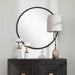 Belham Mirror Aged Black-Mirrors/Pictures-Uttermost-Lighting Design Store
