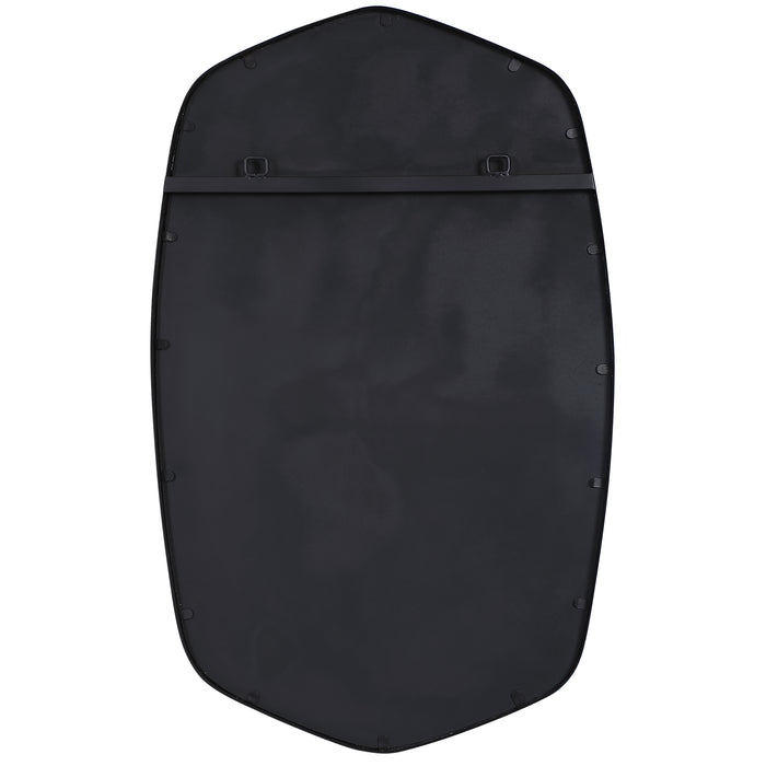 Duronia Mirror Satin Black-Mirrors/Pictures-Uttermost-Lighting Design Store