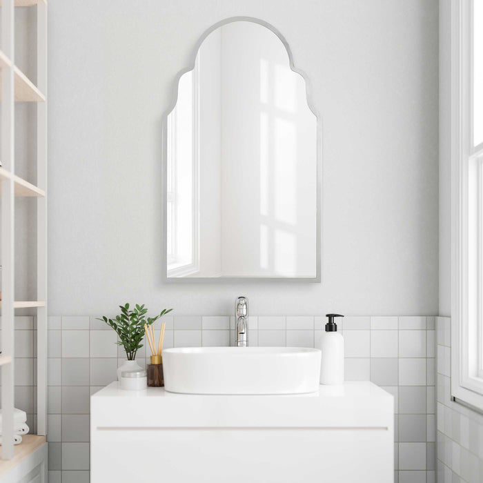 Brayden Mirror Polished Nickel-Mirrors/Pictures-Uttermost-Lighting Design Store