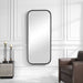 Concord Mirror Satin Black-Mirrors/Pictures-Uttermost-Lighting Design Store