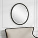 Dandridge Mirror Matte Black-Mirrors/Pictures-Uttermost-Lighting Design Store