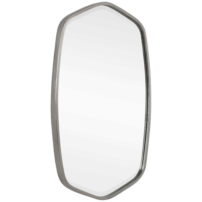 Duronia Mirror Brushed Silver-Mirrors/Pictures-Uttermost-Lighting Design Store