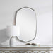 Duronia Mirror Brushed Silver-Mirrors/Pictures-Uttermost-Lighting Design Store