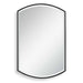 Shield Mirror Satin Black-Mirrors/Pictures-Uttermost-Lighting Design Store
