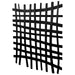 Gridlines Wall Decor Matte Black-Mirrors/Pictures-Uttermost-Lighting Design Store