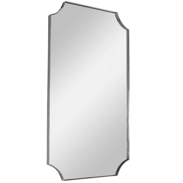 Lennox Mirror Stainless Steel-Mirrors/Pictures-Uttermost-Lighting Design Store
